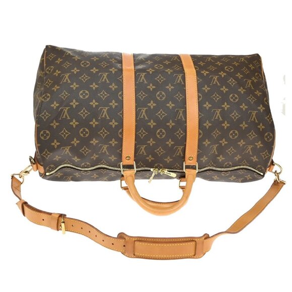 LOUIS VUITTON Keepall Bandouliere 50 Travel Hand Bag Monogram BN - Picture 6 of 15